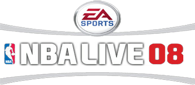 NBA Live 08 title screen for Playstation 2